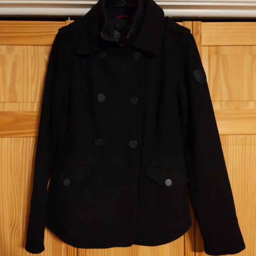 EUC VANS BRAND PEACOAT BLACK SIZE SMALL